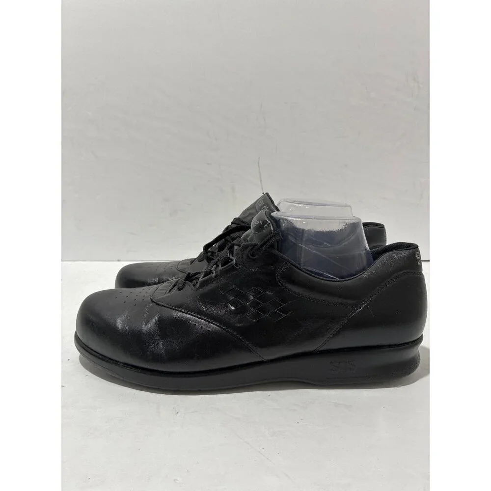 SAS Free Time Leather Diabetic Walking Shoes Tripad Comfort Black W Size 11 M  9